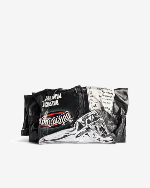 Balenciaga Chips Clutch Wallet - Black - 8290012ABP3