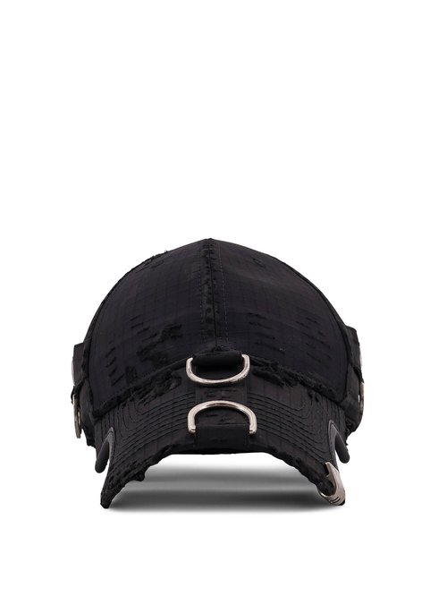 Balenciaga Cotton D-ring Cargo Hat - Black - 8582844G1B51000