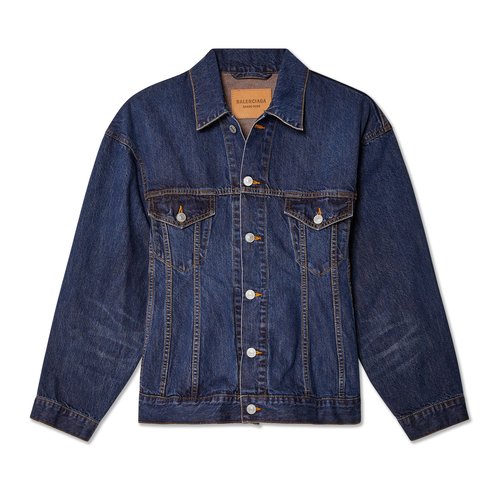 Balenciaga Hourglass Jacket - Dark Blue - 773776TOW584673