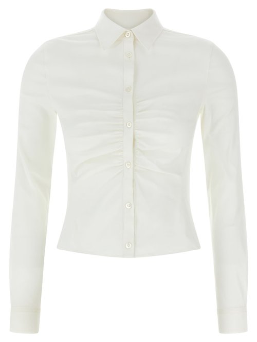 Balenciaga Ruched Shirt - White - 850785TSM199000