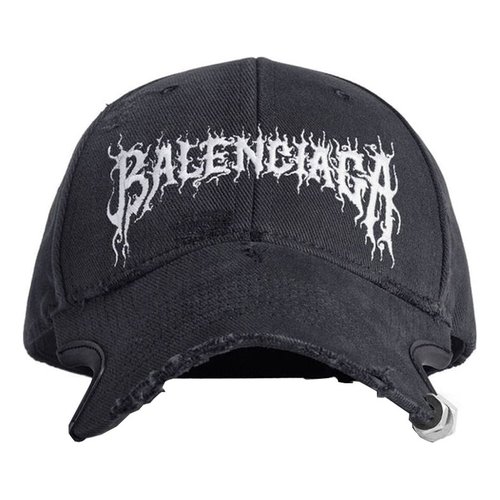 Balenciaga Diy Metal Outline Cap - Black - 771963410B21702