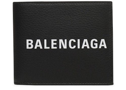 Balenciaga Everyday Square Wallet - Black/White