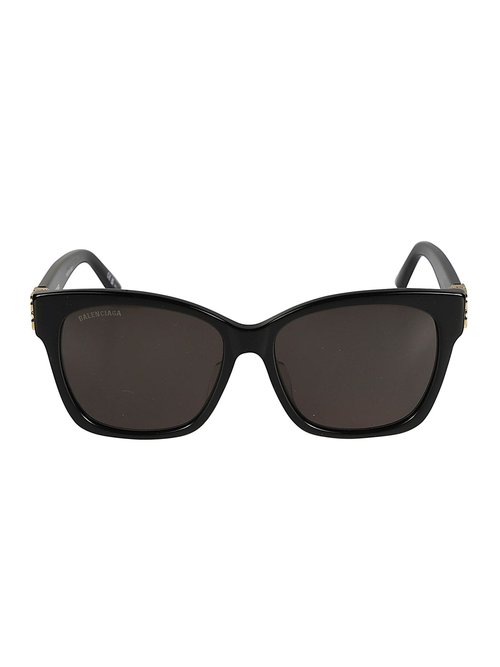 Balenciaga Eyewear Bb Hinge Sunglasses - Black/Grey - BB0102SA 001 57