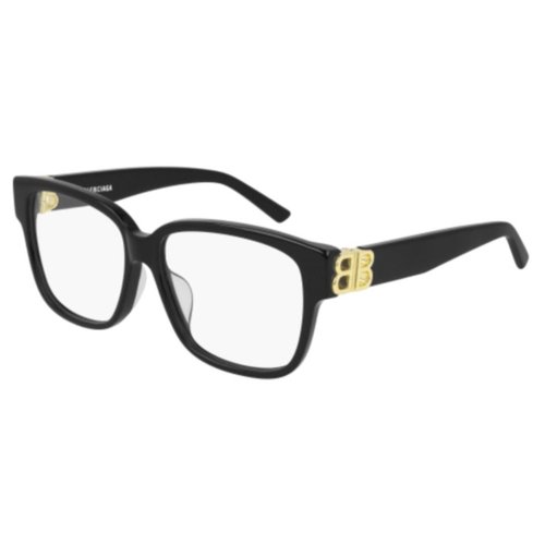 Balenciaga Eyewear BB0104O Eyewear - 001 Black Gold Transparen - BB0104O001BLACKGOLDTRANSPAREN