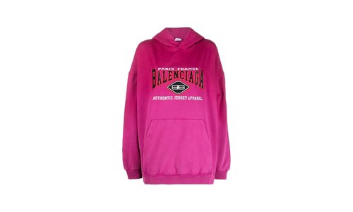 Balenciaga Fuchsia Authentic Medium Hoodie - BALMHDS0001