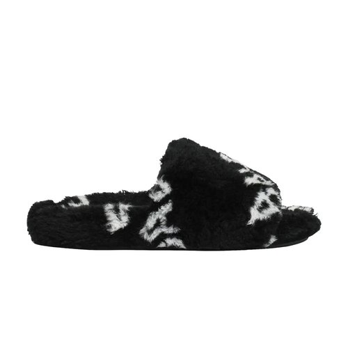 Balenciaga Furry Slides - 654261W2B411090