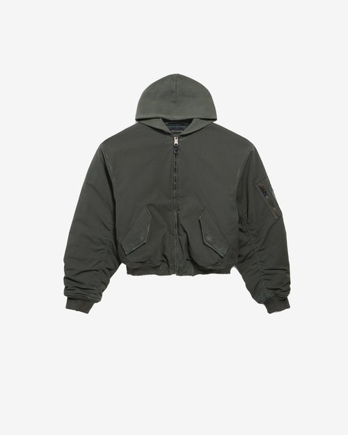 Balenciaga Standard Bomber Jacket - Anthracite - 857699TTP101140