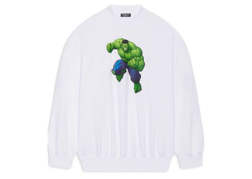 Balenciaga Hulk 2021 MARVEL Crewneck 'White