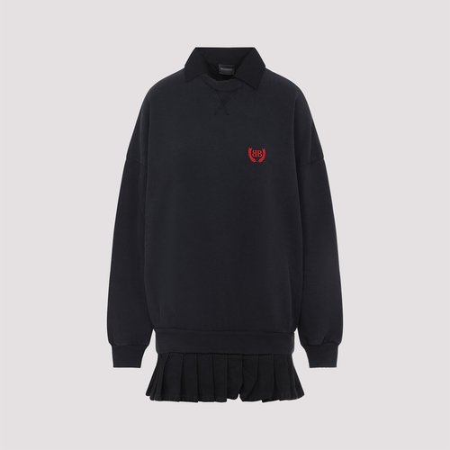 Balenciaga Hybrid Mini Dress - 838975.TSVC61041FADEDWASHEDBLACK
