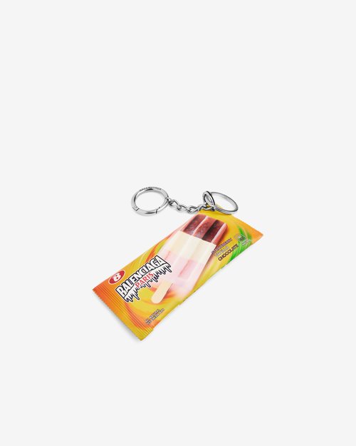 Balenciaga Keyring Snack Pouch - Yellow
