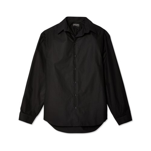 Balenciaga Kick Collar Shirt - Black - 773491TNM601000
