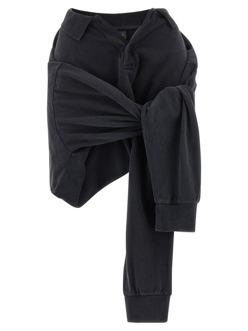 Balenciaga Knotted Polo Skirt - 850245TKVA51041