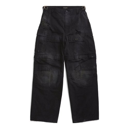 Balenciaga Large Cargo Pants - Black - 746493TKP271000