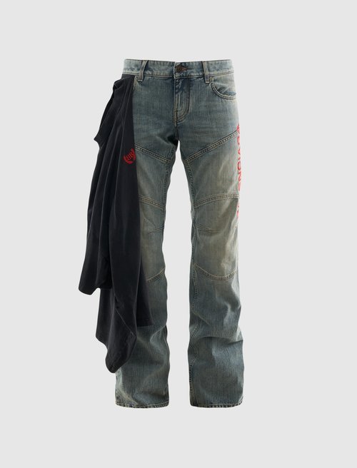 Balenciaga Layered Low Waist Jeans - 833435TNW655760