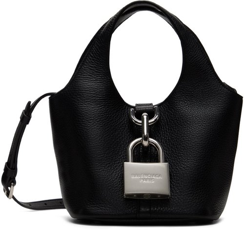 Balenciaga Locker S Bag - Black - 7716352AAWC1000
