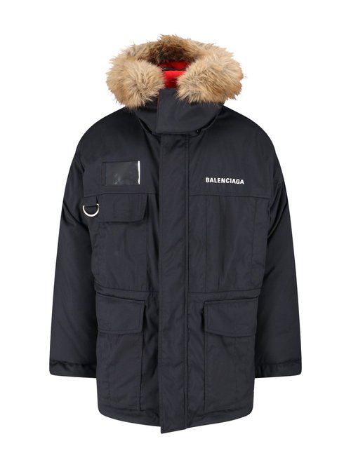 Balenciaga Logo Reversible Down Jacket - 839080TSQ071000