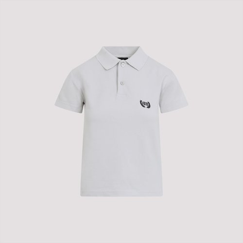 Balenciaga Logoed Polo Shirt - White - 833244TSVC79012
