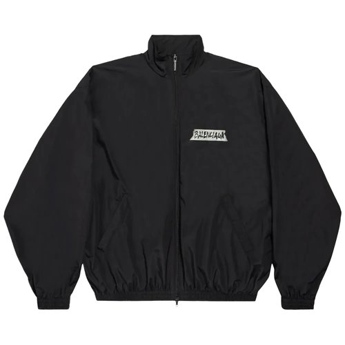 Balenciaga Medium Fit Jacket - Black - 857713TPQ381000