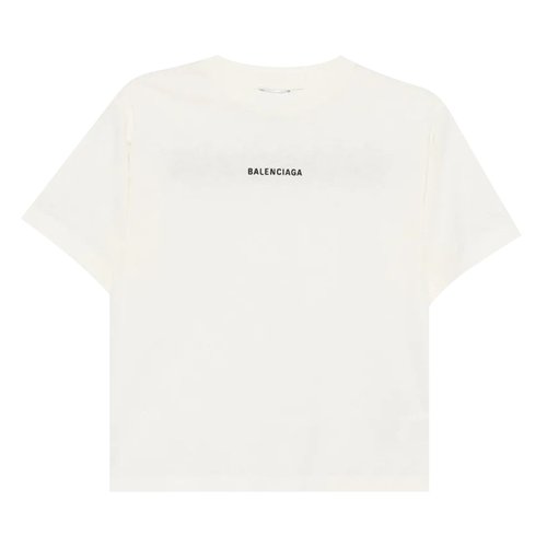 Balenciaga Medium Fit T-Shirt - Cream - 850990TTVJ19020
