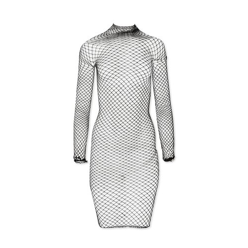 Balenciaga Mesh Maxi Dress - Black - 7453413D3B71000