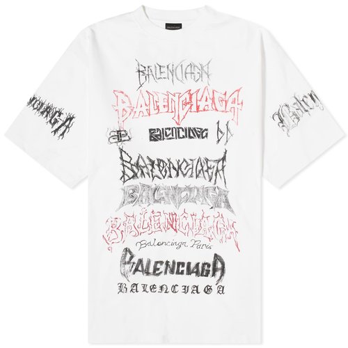 Balenciaga DIY Metal T-Shirt - White - 641675TPVO29065