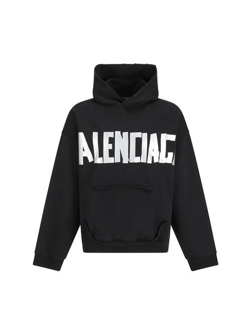 Balenciaga Ripped Pocket Hoodie | Size XXL 'Army Green