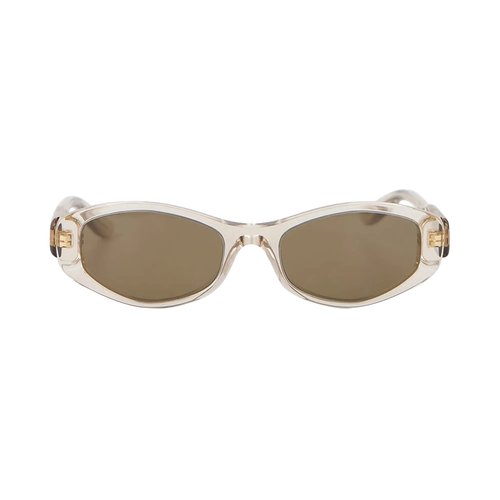 Balenciaga Nova Oval Sunglasses - Transparent Beige - 870640T00399501
