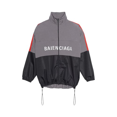 Balenciaga Nylon Tech Logo Windbreaker | Size M - 534317TDO051408