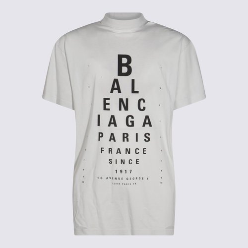 Balenciaga Off-White Optical Oversized T-shirt - 811688TRVU69081