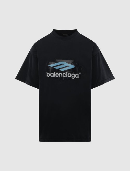 Balenciaga Oversized Logo T-Shirt - 850345TTVT4