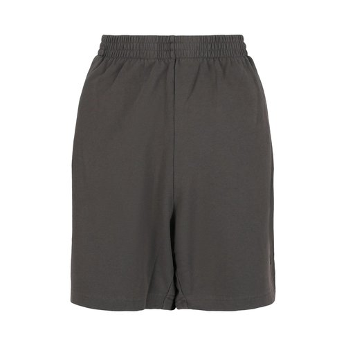Balenciaga Paris Logo Sweat Shorts - Warm Grey/Black - 676137TMVG69642