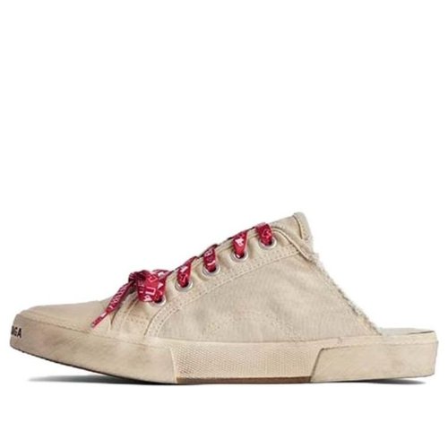 Balenciaga Paris Mules - White/Red - 693952W3PA59060