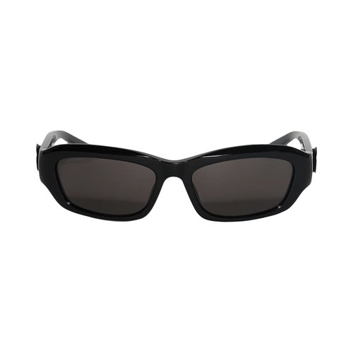 Balenciaga Rectangular Sunglasses - 001 - BB0409S001-BLACK-BLACK-GREY