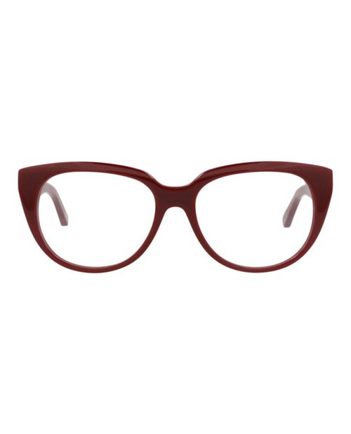 Balenciaga RoundFrame Acetate Optical Frames - Burgundy Burgundy Transparent (Bb0131O/30010040/006)