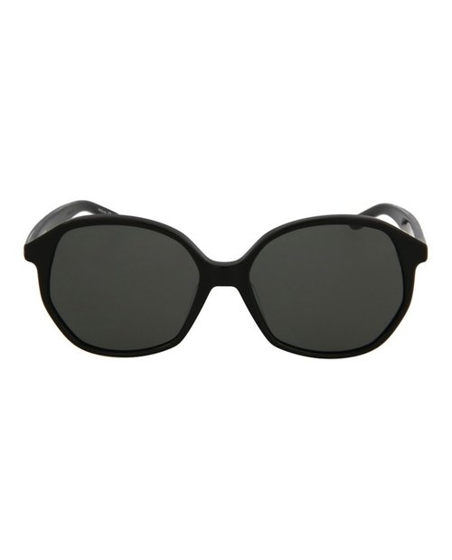 Balenciaga RoundFrame Acetate Sunglasses/30006545001 - Black/Grey (Bb0005S
