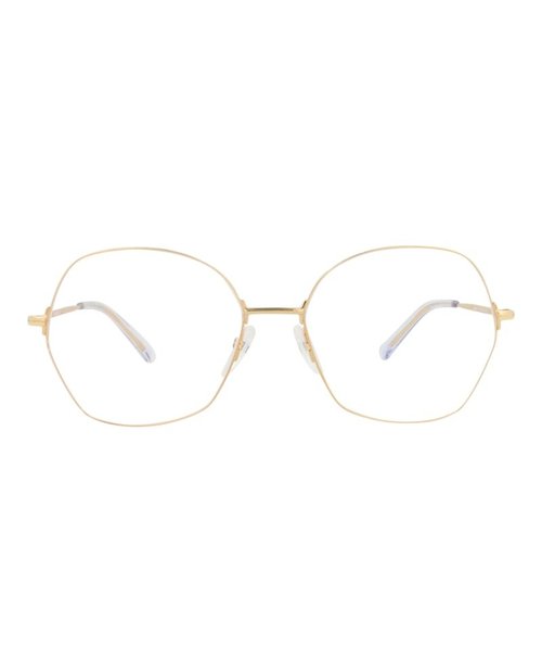 Balenciaga RoundFrame Metal Optical Frames - Gold Gold Transparent (Bb0014O/30006641/003)