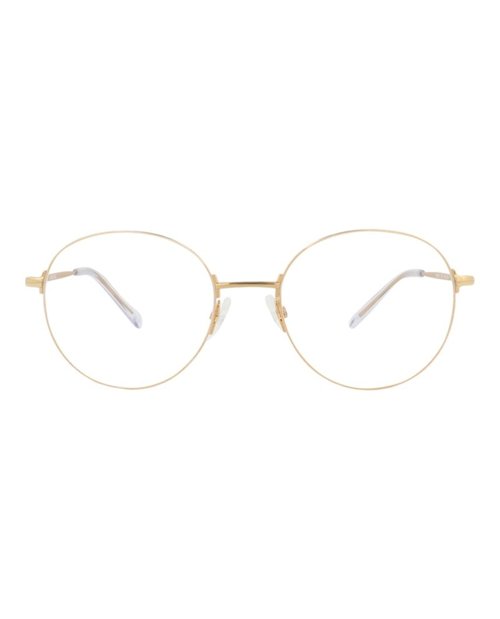 Balenciaga RoundFrame Metal Optical Frames - Gold Gold Transparent (Bb0035O/30006640/003)