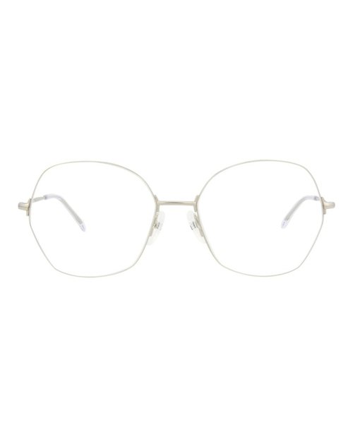 Balenciaga RoundFrame Metal Optical Frames - Silver Silver Transparent (Bb0014O/30006641/002)