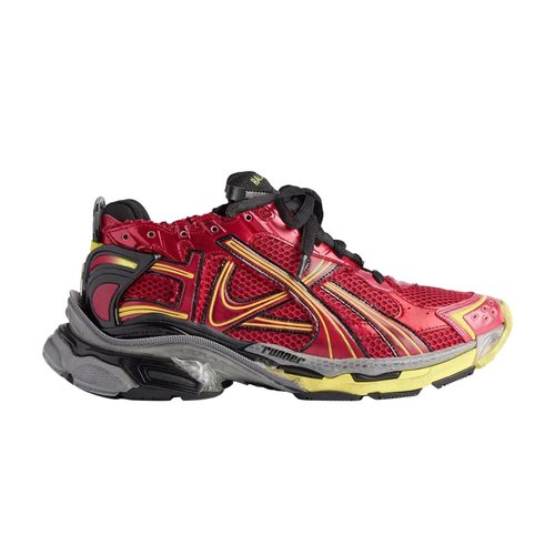 Balenciaga Runner - Red/Fluorescent Yellow/Grey/Black - 772774W3RMU6711