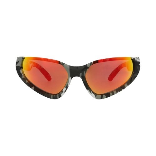 Balenciaga Shield Frame Bio Injection Rilsan Sunglasses - BB0202S30011954004