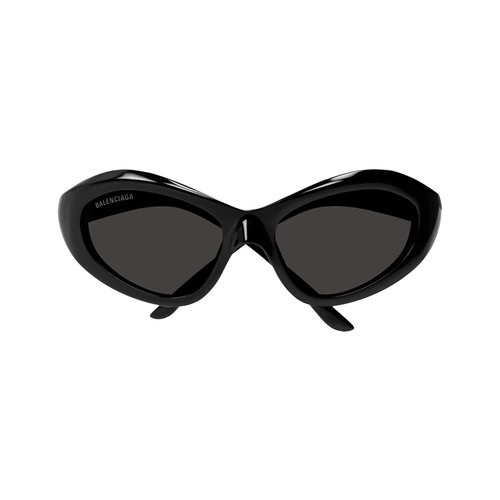Balenciaga Shield Sunglasses - 001 - BB0386S001-BLACK-BLACK-GREY