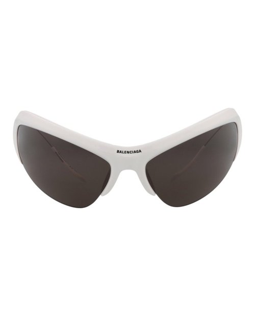 Balenciaga ShieldFrame Bio Injection Sunglasses/30013513003 - White/Silver/Grey (Bb0232S