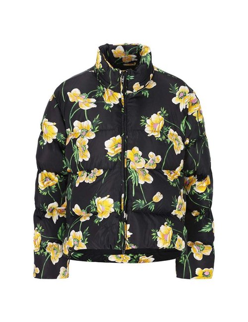 Balenciaga Short Down Jacket - Black/Yellow - 719863TPL461361