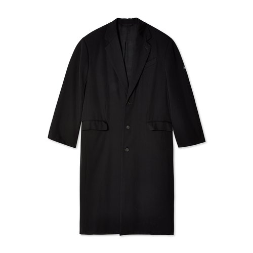 Balenciaga Skater Tailored Coat - Black - 746381TNT391000
