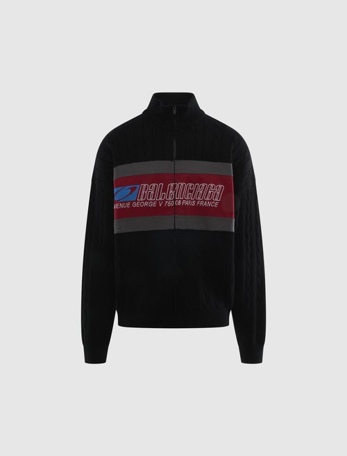 Balenciaga Sporty Zip-Up Cardigan - 865811T34431060