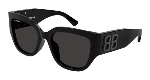 Balenciaga Square Sunglasses - Black/Grey (Bb0323Sk/001)