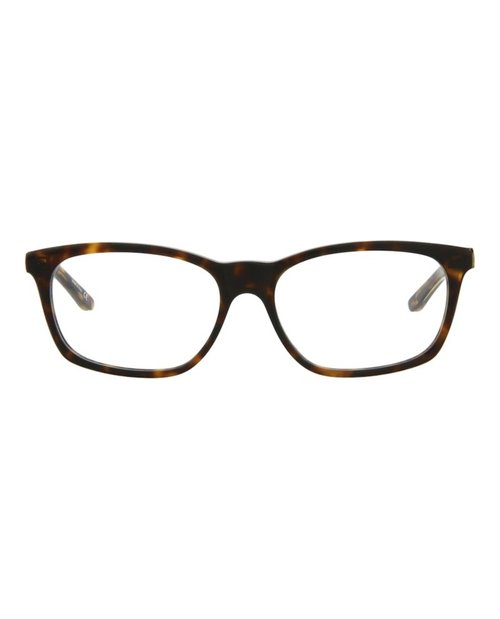 Balenciaga SquareFrame Acetate Optical Frames - Havana Havana Transparent (Bb0028O/30006620/002)