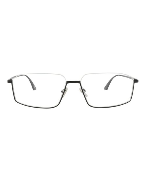 Balenciaga SquareFrame Metal Optical Frames - Black Black Transparent (Bb0143O/30010029/001)