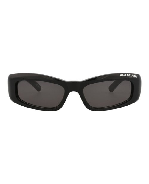 Balenciaga SquareFrame Recycled Acetate Sunglasses Black/Black/Grey BB0266S - Black Black Grey (Bb0266S/30013986/001)