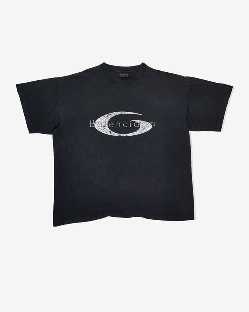 Balenciaga T-shirt - Washed Black - 826346TSVE99374
